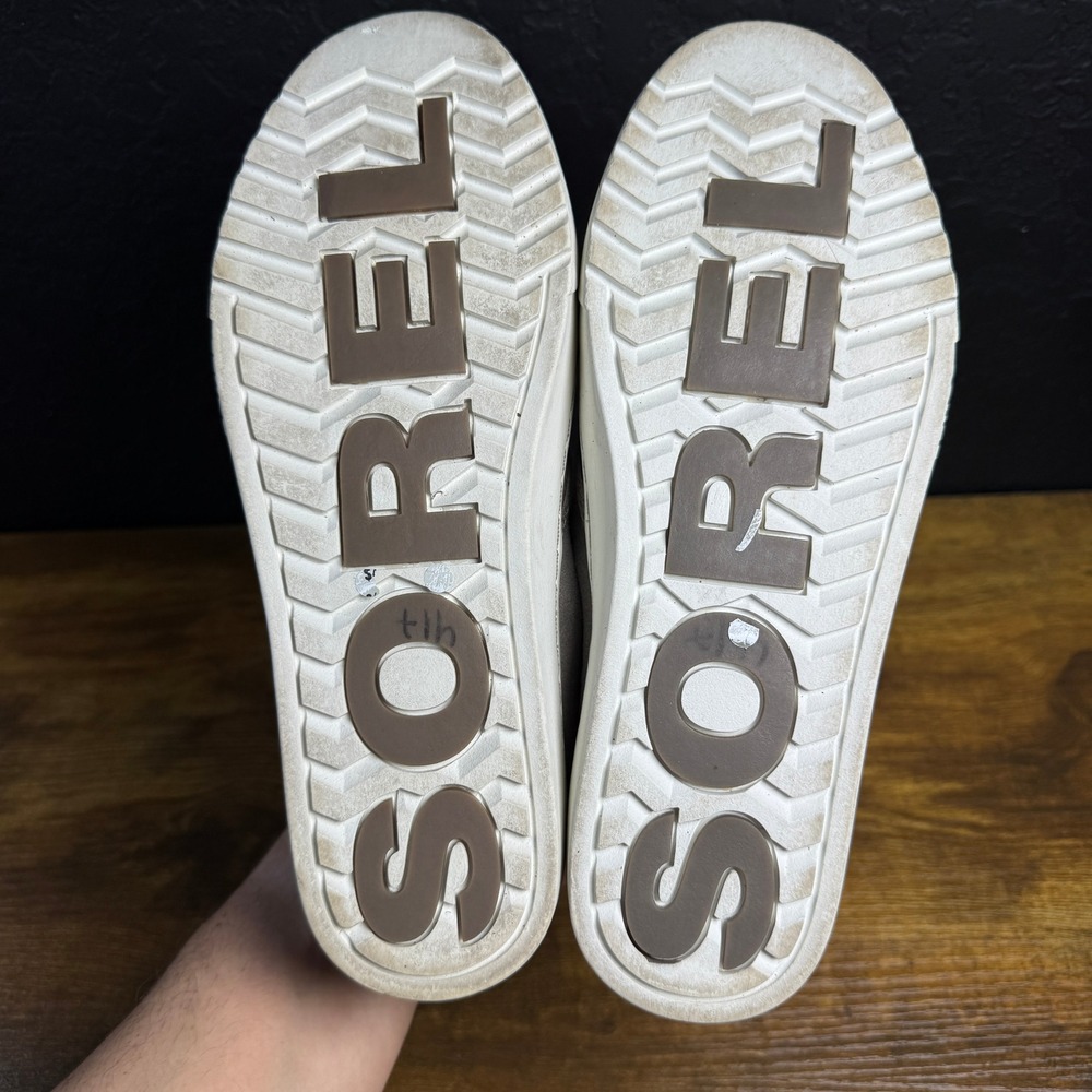 Sorel Ella NL2873-005 Ash Brown Suede Slip On Sneakers Womens 6.5 - Picture 6 of 7